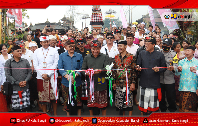 PERESMIAN JALAN KATUNG ANCUT SUDAMALA